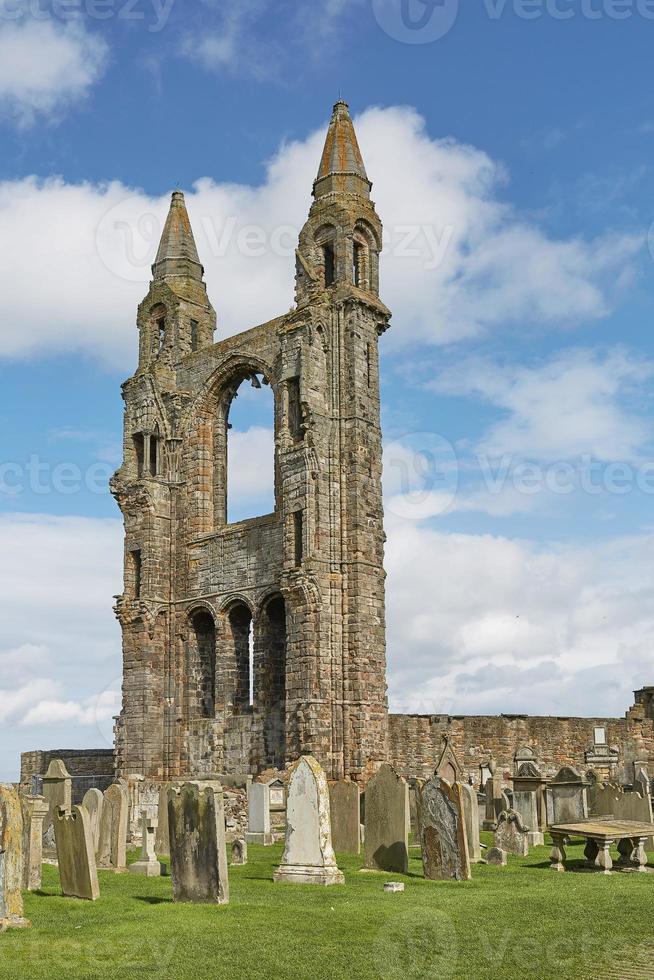 Cathédrale Saint Andrews à Saint Andrews en Écosse photo