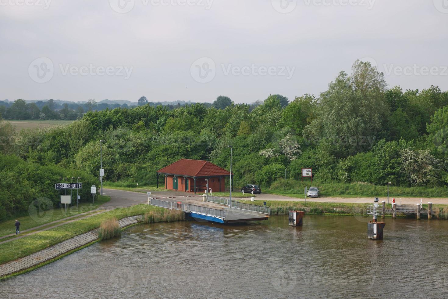 Fischerhuette Kiel canal Schleswig Holstein Allemagne photo