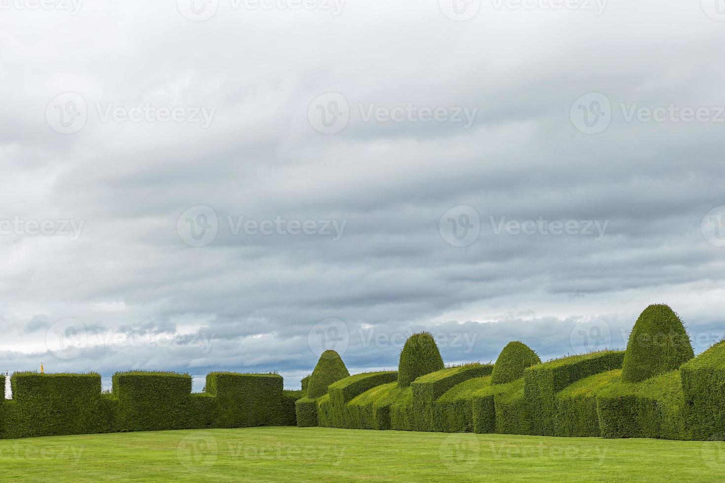 Château de Chirk et son jardin au Pays de Galles en Angleterre photo