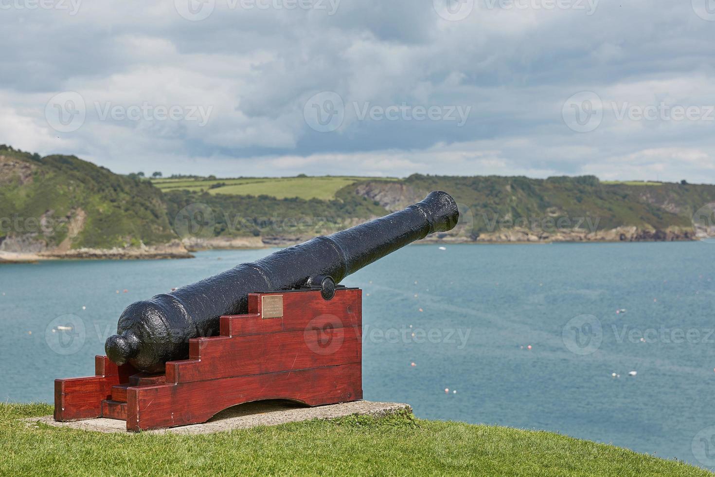 Memorial Cannon à Tenby Wales UK photo