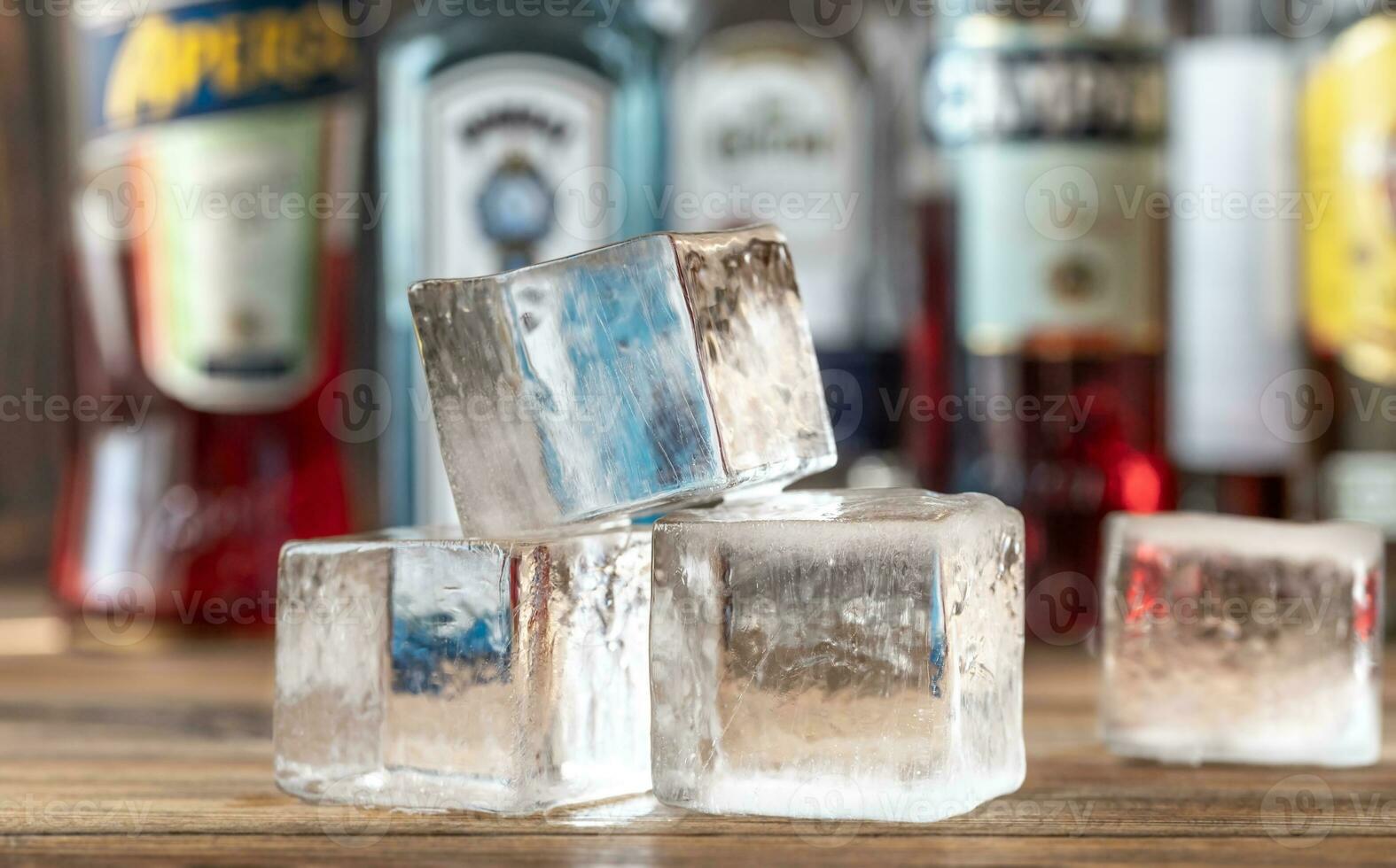 cristal clair la glace cubes photo