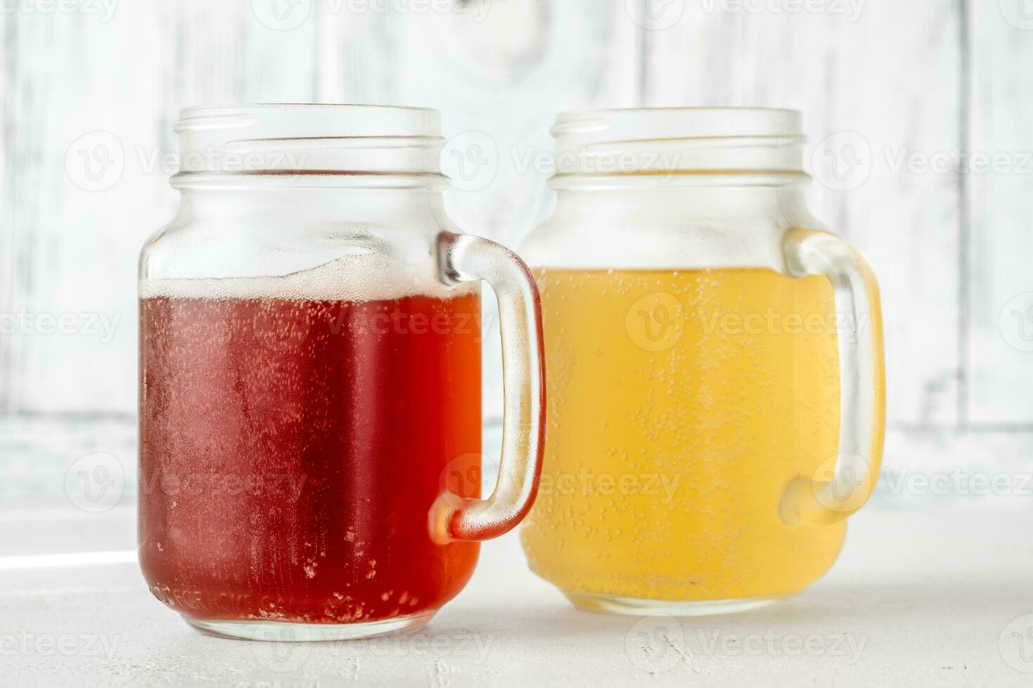 deux kombucha pots photo