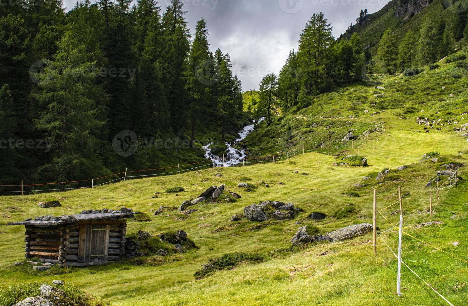 paysage dans les alpes du tyrol du sud photo