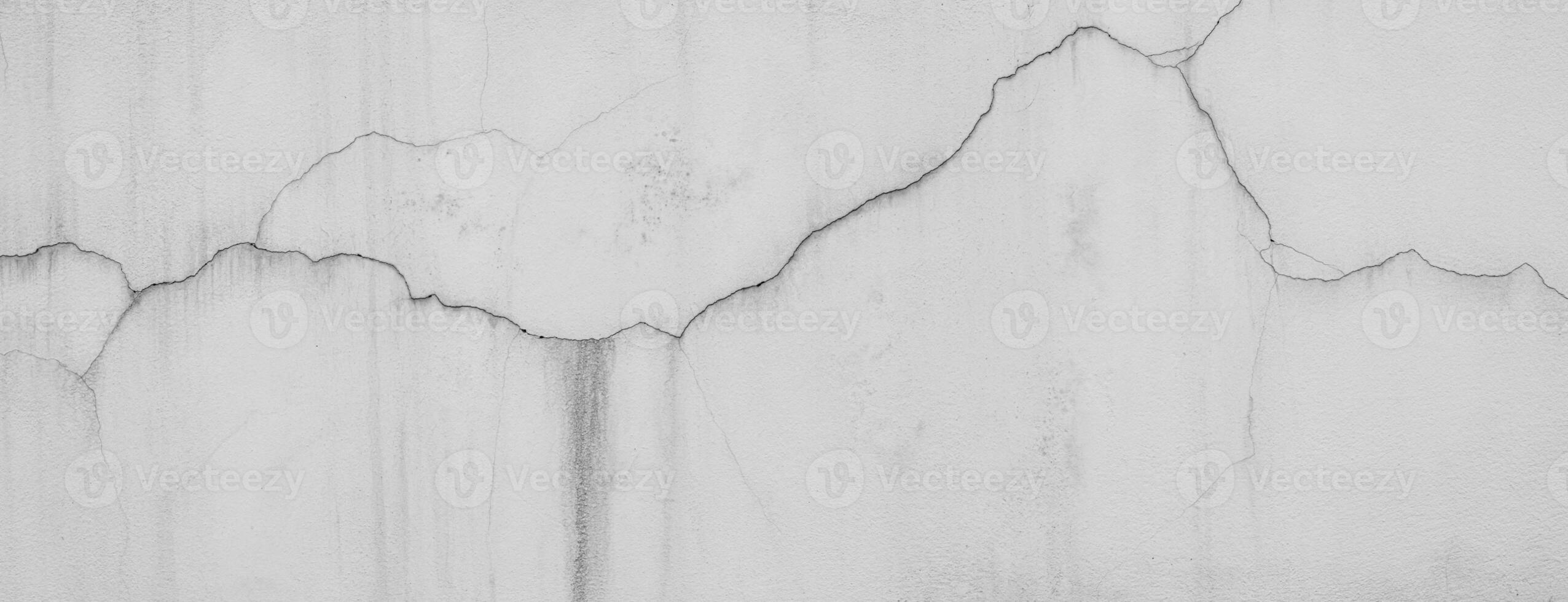 mur béton Contexte. fissuré texture ciment gris ancien fond d'écran abstrait grunge Contexte photo