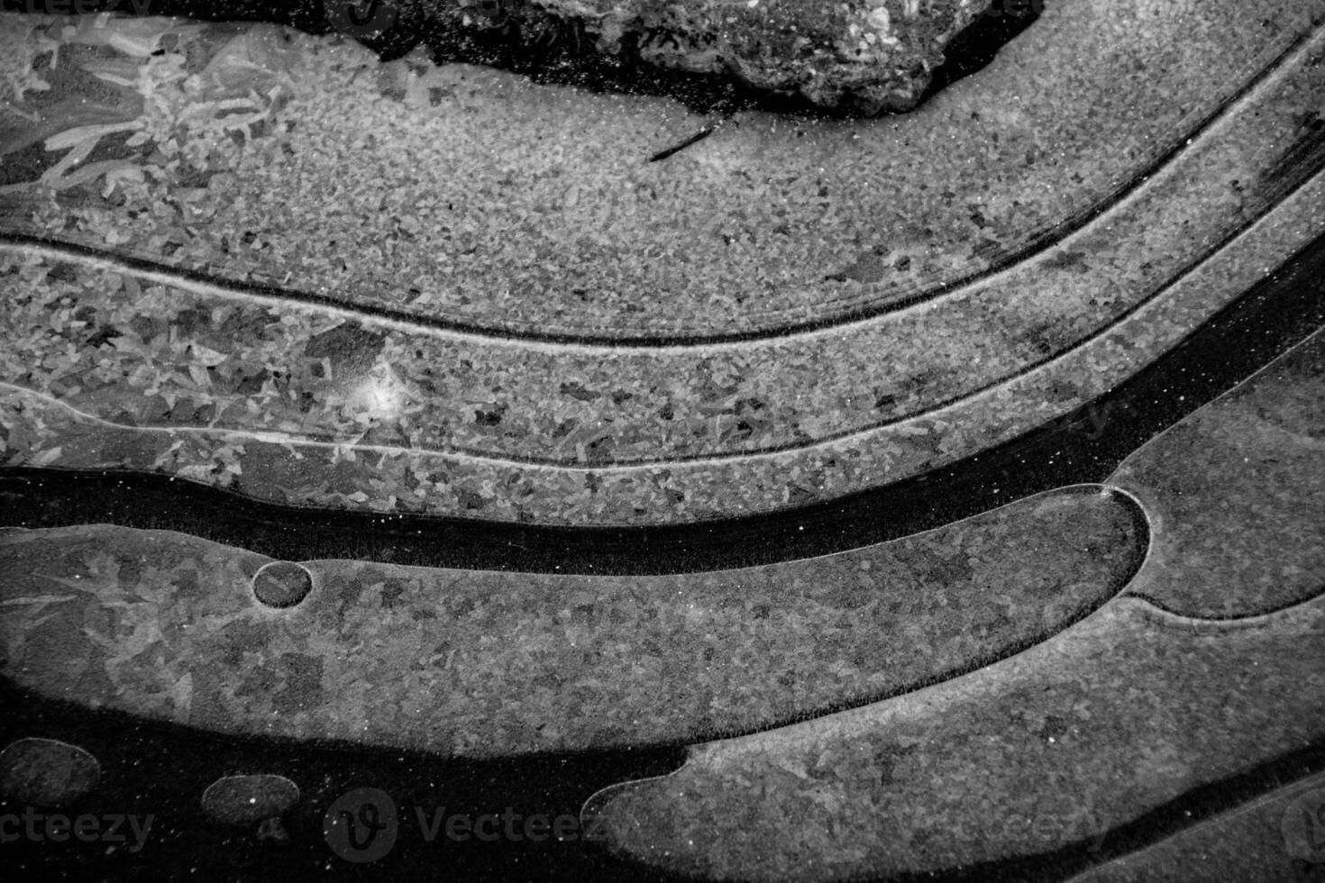 blanc et noir abstraction de air et la glace création un intéressant et original Contexte photo