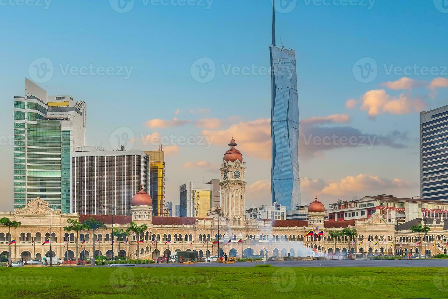 centre ville Kuala Lumpur ville ligne d'horizon, paysage urbain de Malaisie photo