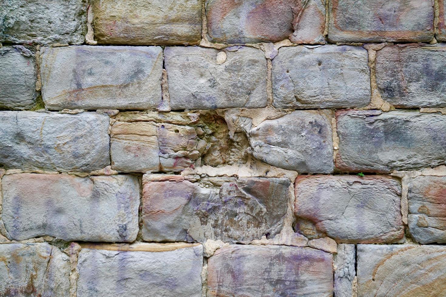 Vieux mur du fond de pierre du bâtiment photo