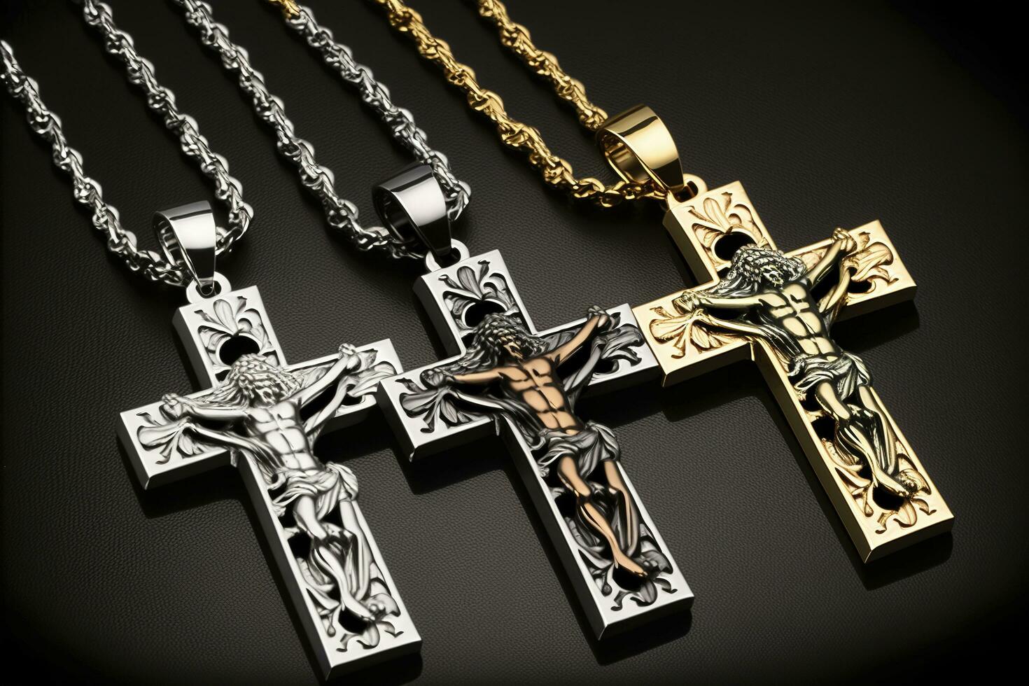 Fait main traditionnel érable difficile en bois catholique chapelet prière perles vierge Marie Saint Benoît Jésus crucifix, produire ai photo