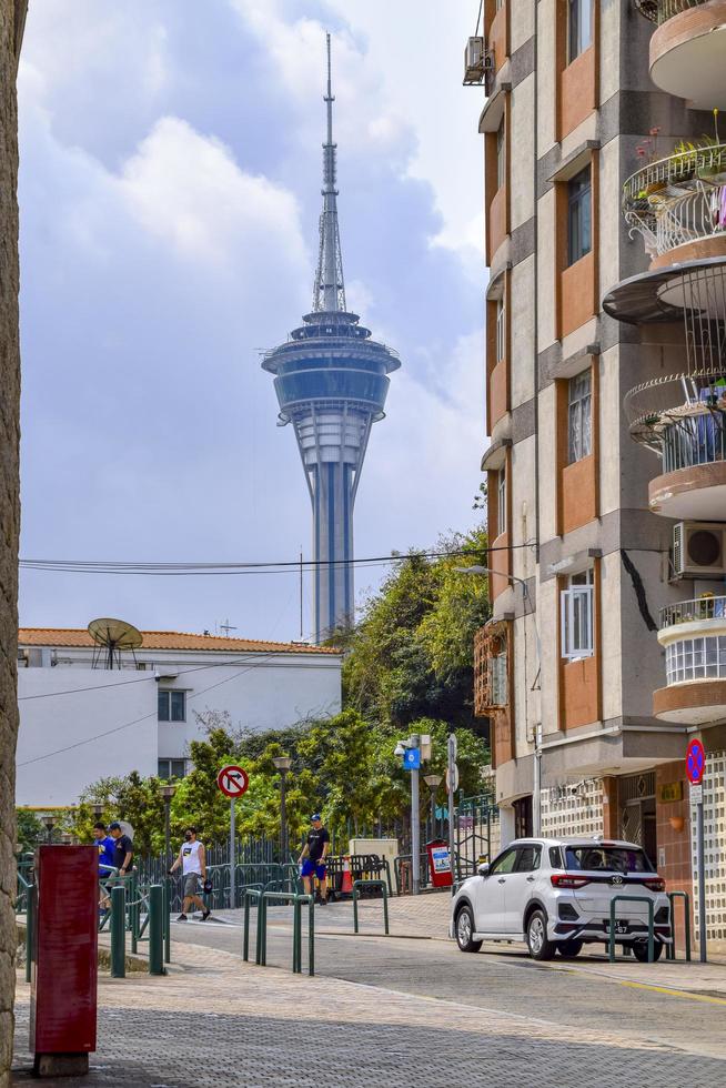 le centre de congrès et de divertissement de la tour de macao photo