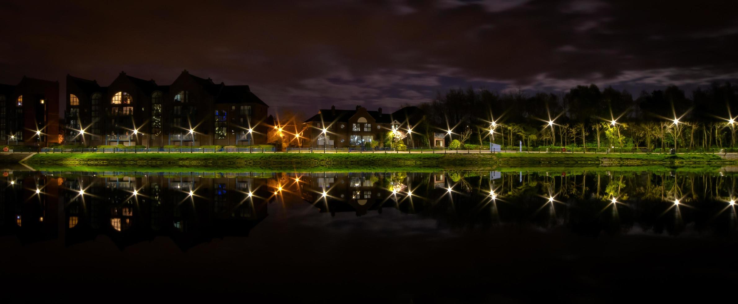 mage de nuit panoramique de belfast la nuit photo