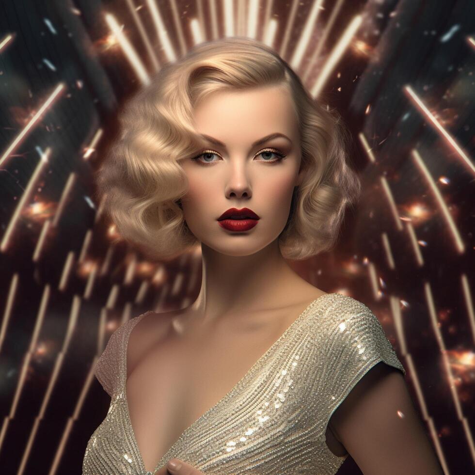 photo de Hollywood glam ai généré