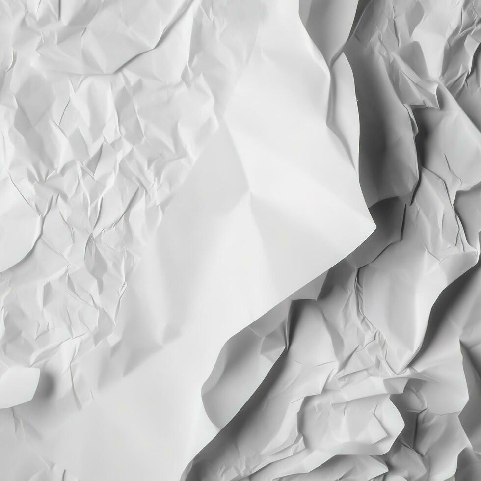 blanc papier texture isolé sur blanc arrière-plan, produire ai photo