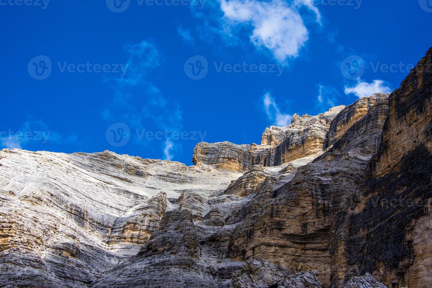 Pics de la cortina d'ampezzo dolomites à Belluno, Vénétie, Italie photo