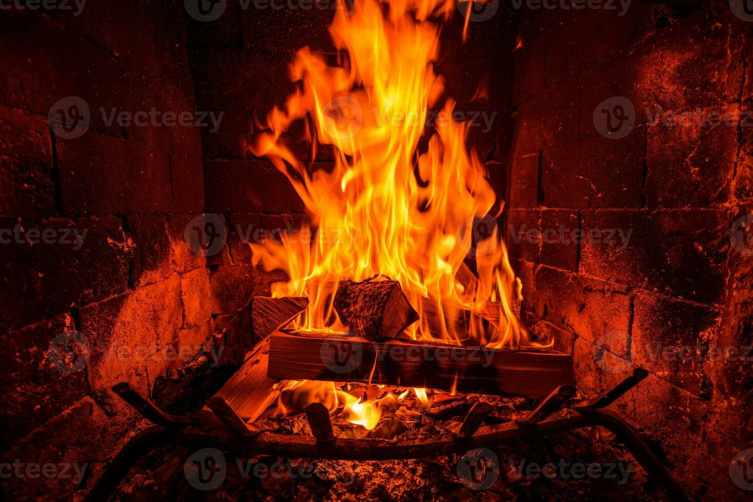 cheminée chaleur vue photo