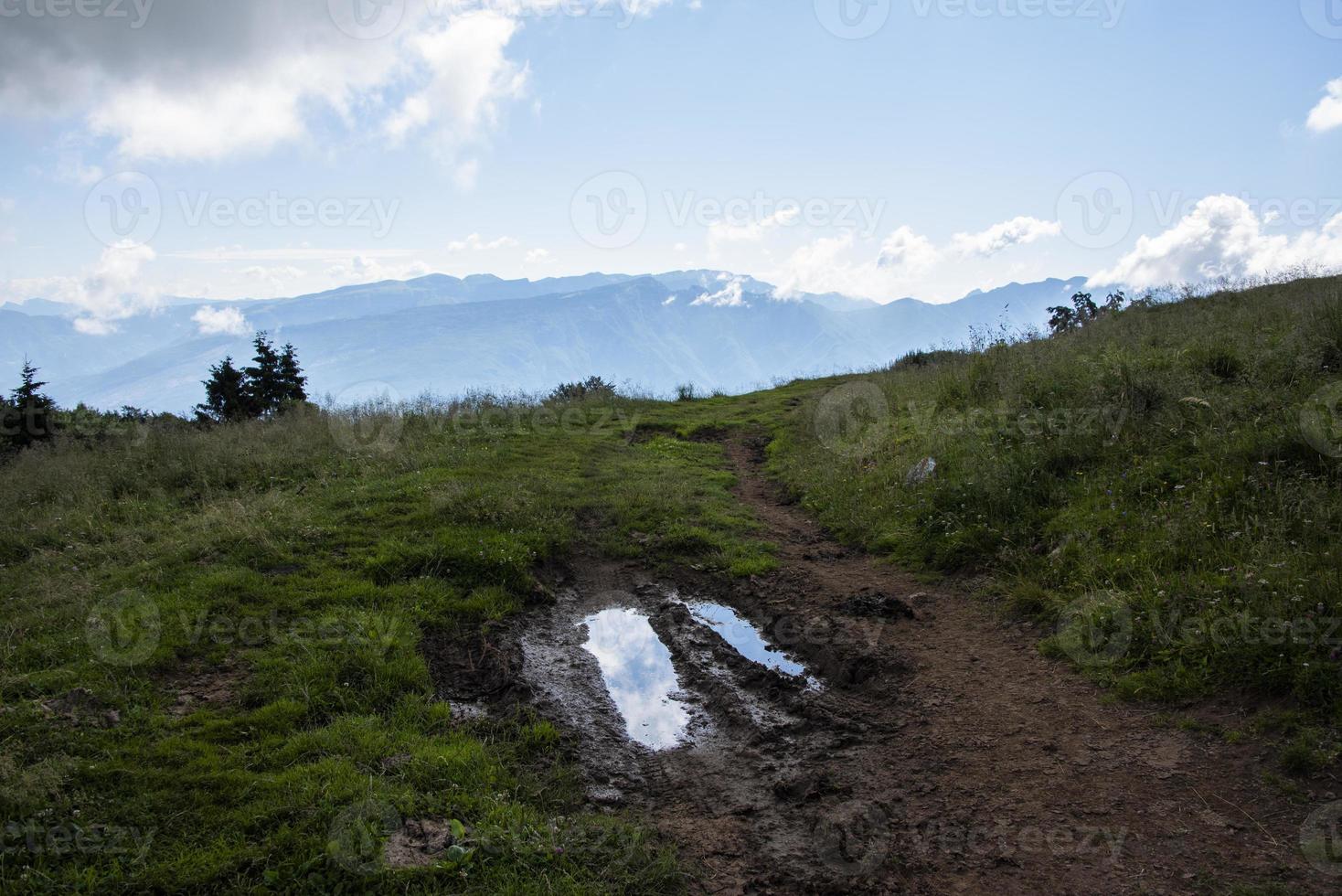 Paysage à Monte Altissimo di Nago à Trente, Italie photo