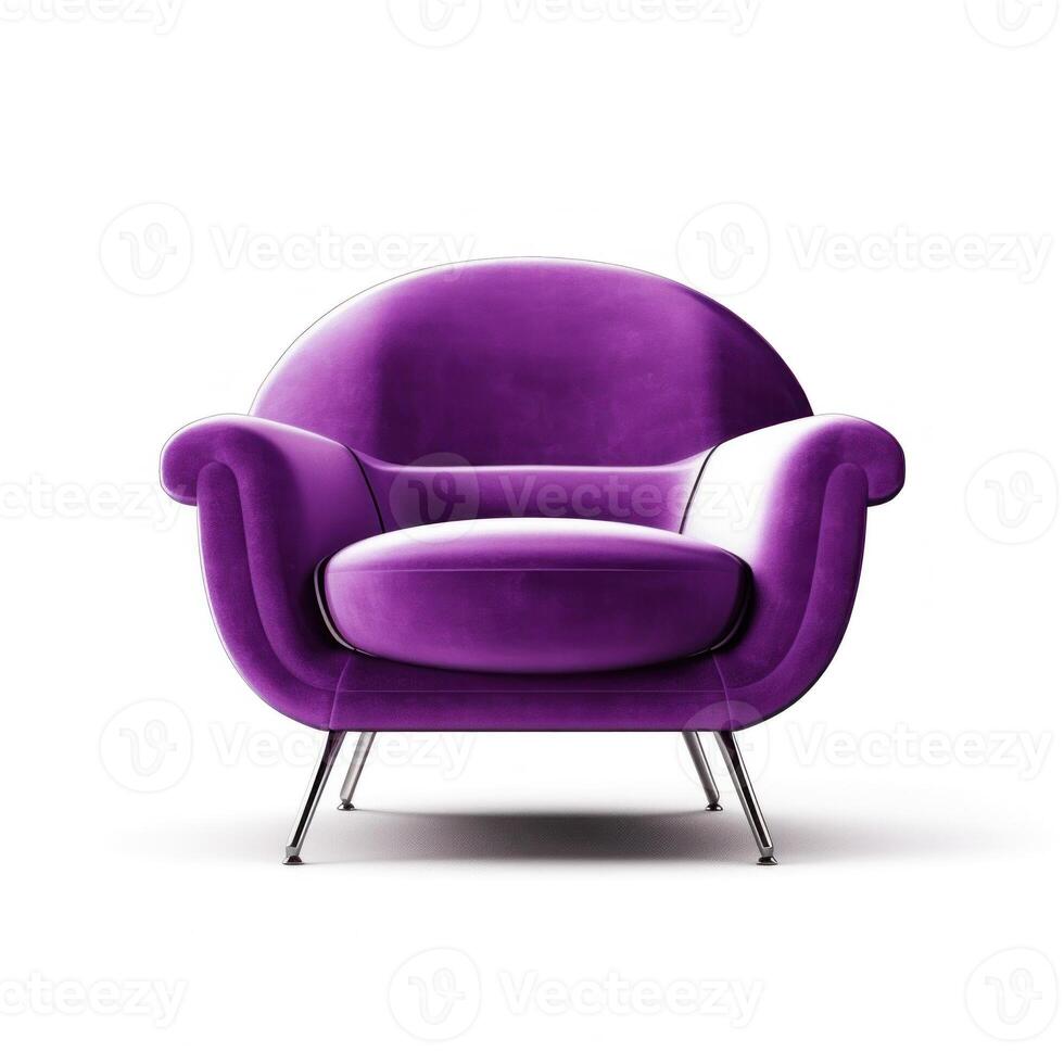 moderne vif fauteuil isolé. illustration ai génératif photo