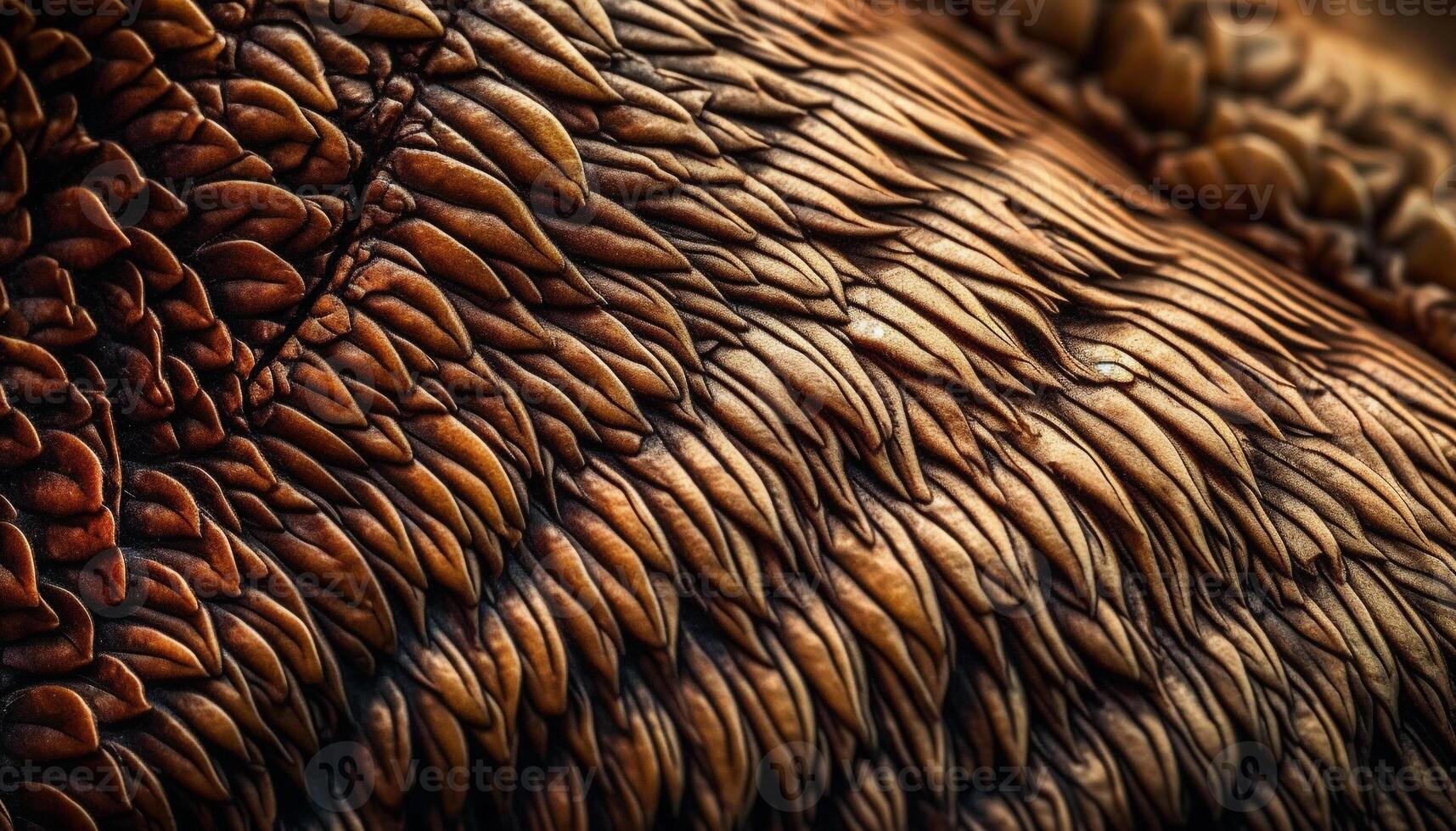 duveteux Jaune plume, extrême proche en haut, beauté dans la nature généré par ai photo