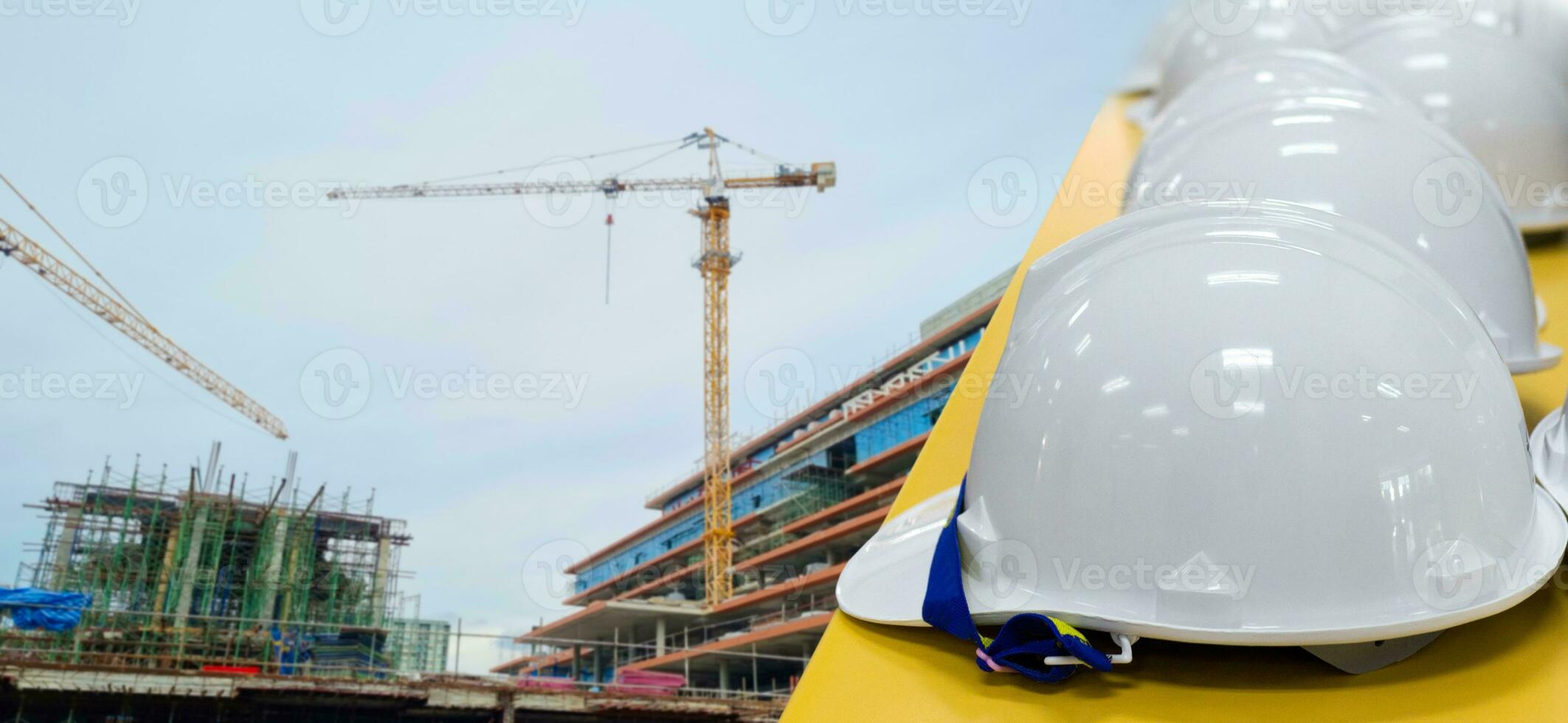 casque concept dans industrie et une construction photo