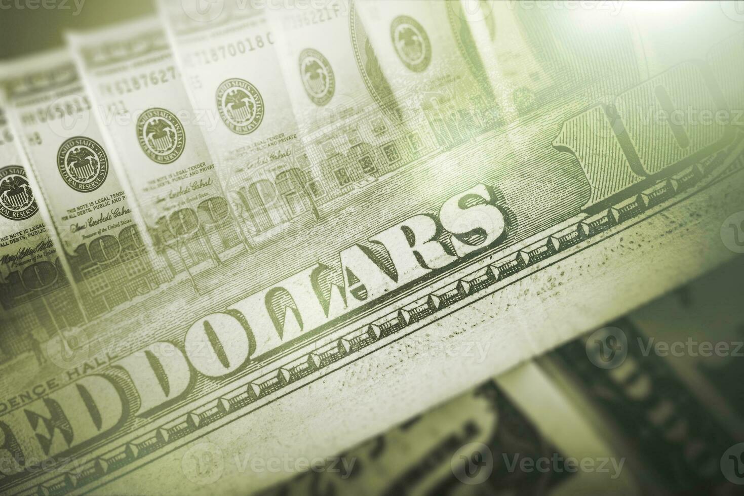 américain dollars vert toile de fond photo