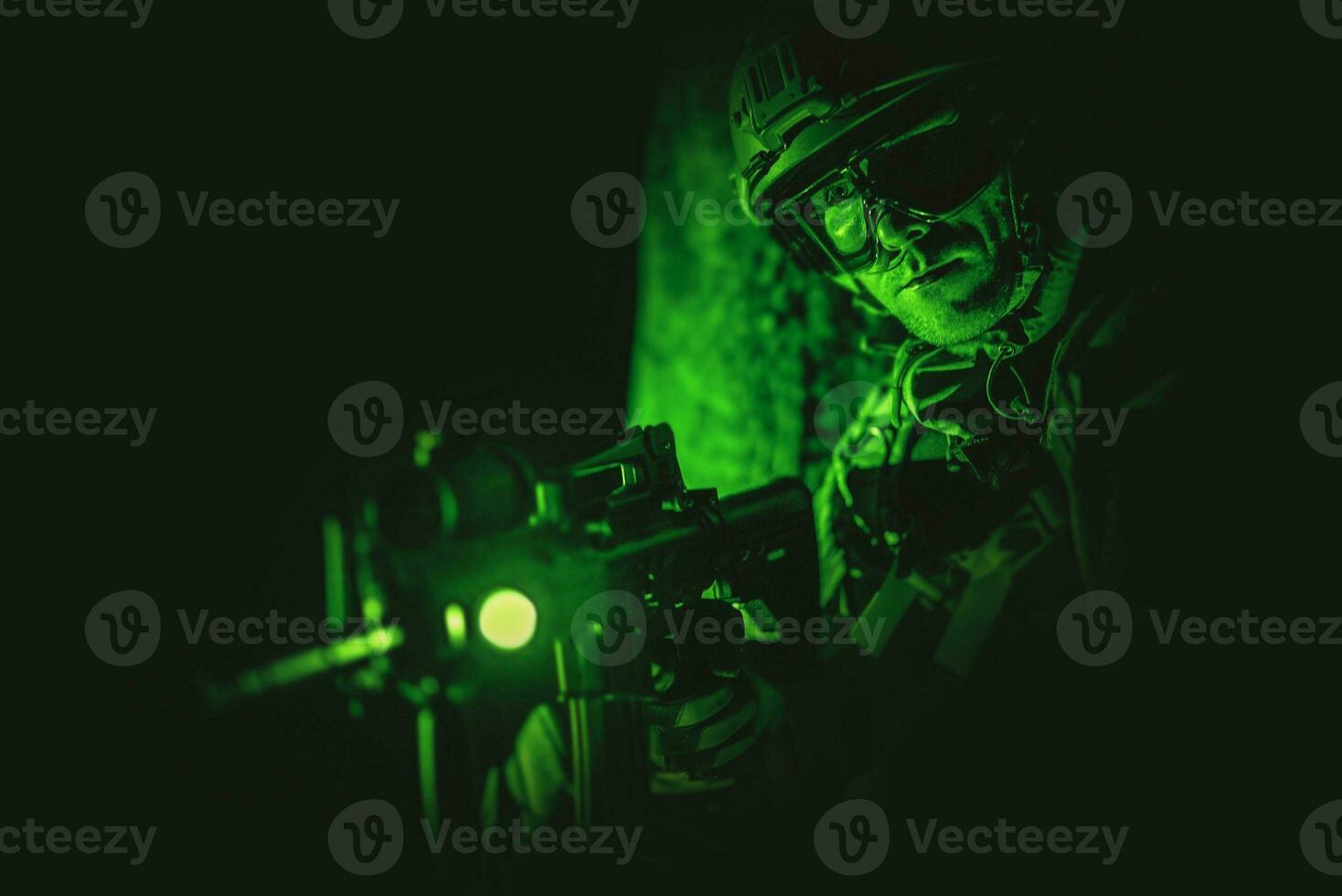 soldat nuit vision repérage photo