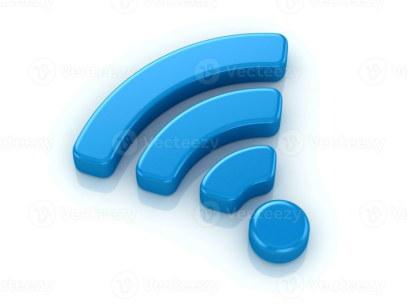 bleu Wifi symbole photo