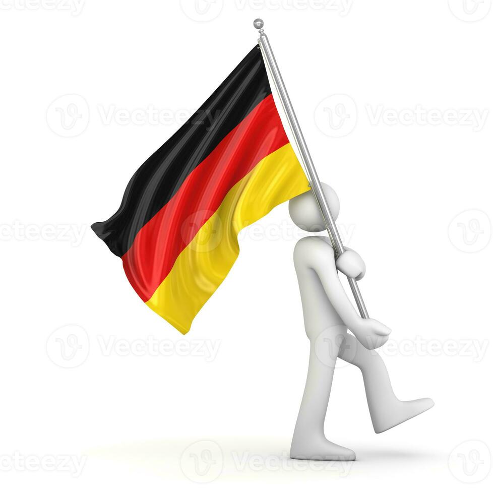 drapeau de l'Allemagne photo