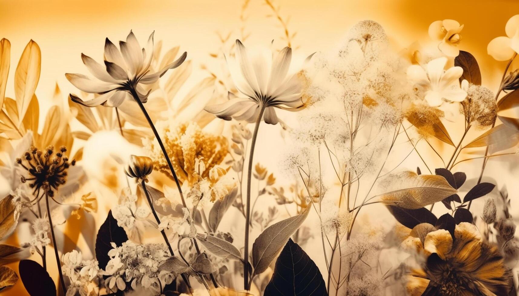 magnifique Jaune Marguerite, baigné dans lumière du soleil généré par ai photo