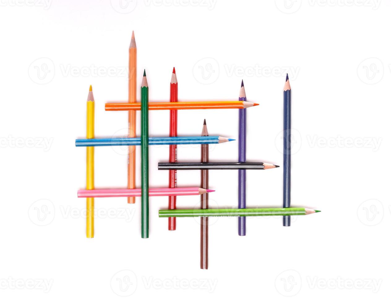 crayons de couleur éducatifs photo