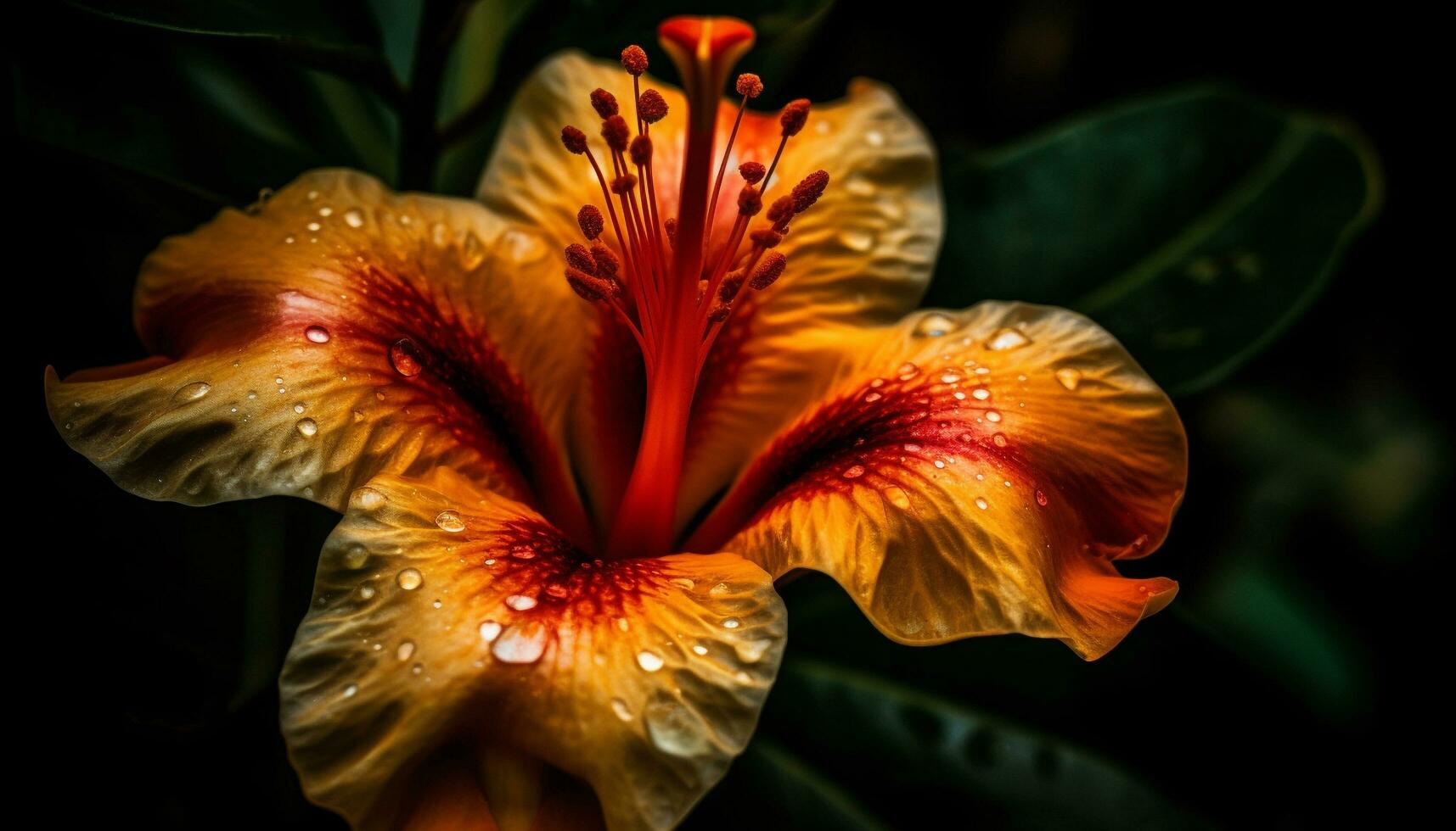 vibrant bouquet de fleurs dans la nature généré par ai photo