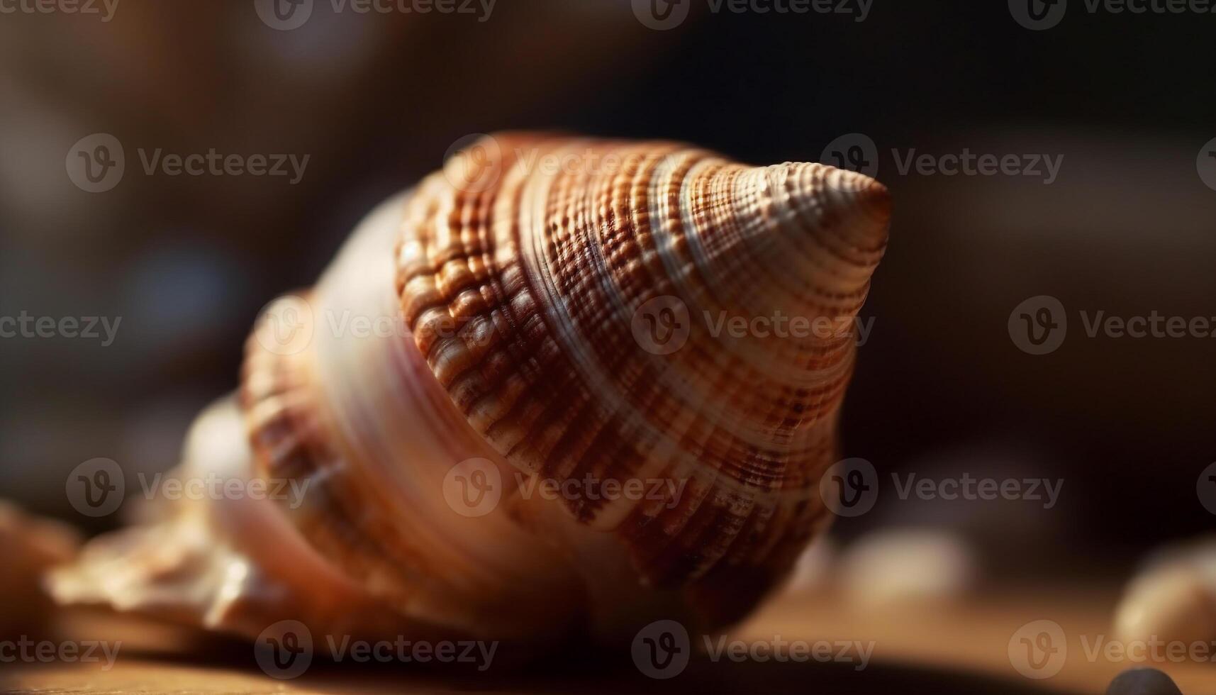 Jaune coquille coquille, beauté dans la nature généré par ai photo