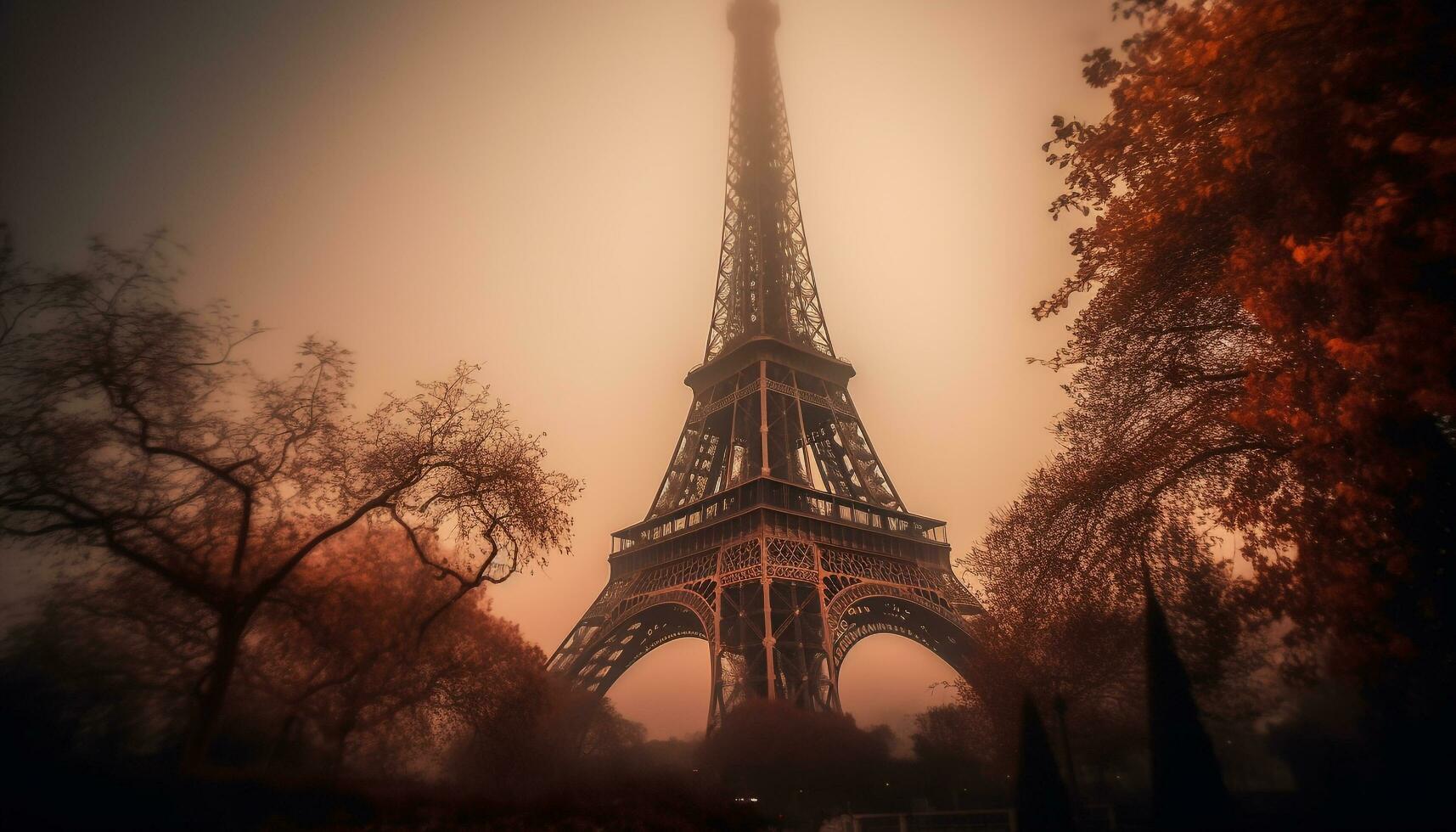 majestueux acier cambre symbolise français culture et christianisme généré par ai photo