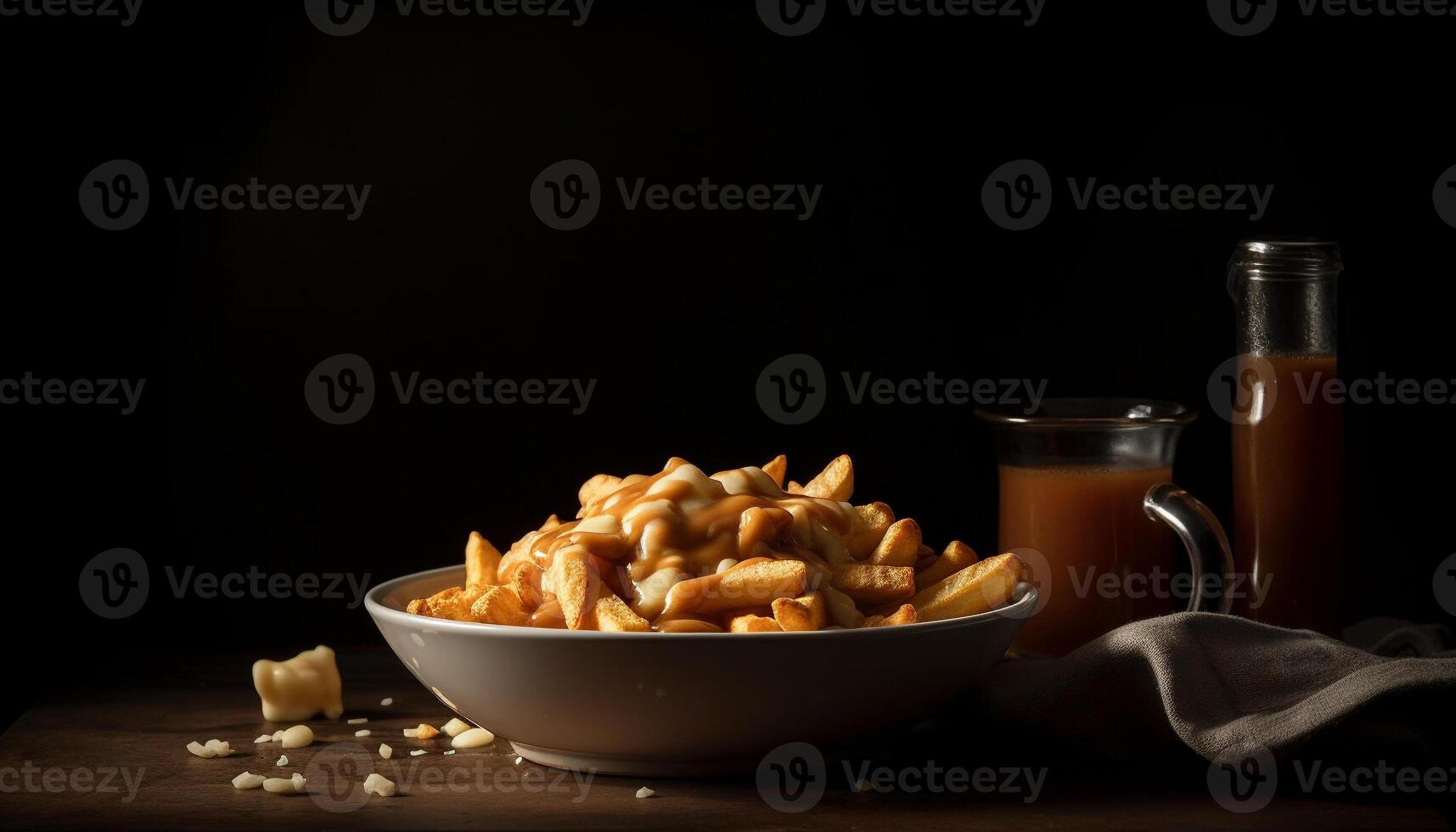 Frais végétarien repas sur rustique bois tableau, en bonne santé en mangeant fabriqué facile généré par ai photo