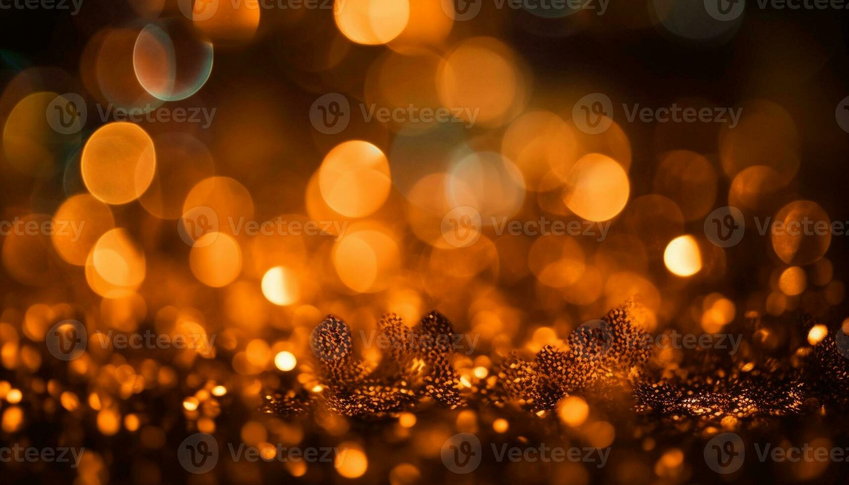 vivement allumé Noël fête avec multi coloré décorations et aux chandelles généré par ai photo