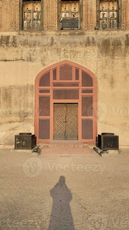 lahore fort magnifique porte vue photo