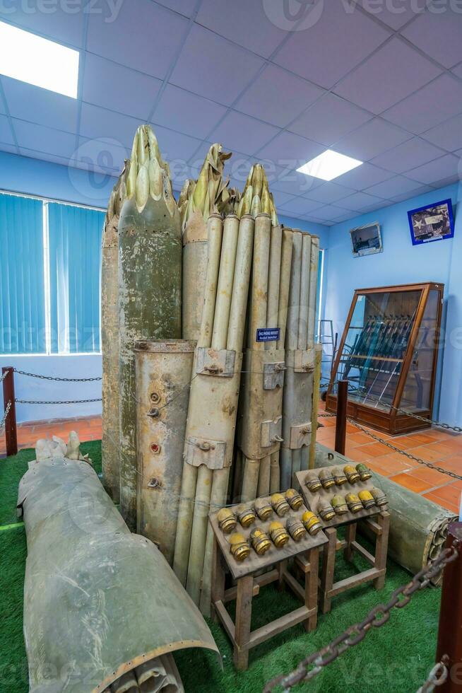 le cu chi tunnels étaient le viet cong's base de opérations pour le tet offensive dans 1968. célèbre touristique attraction dans vietnam. Stock photo