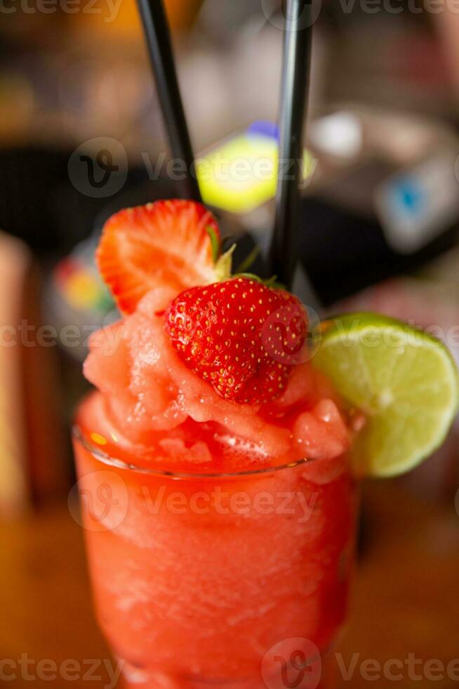 tropical fraise daiquiri photo