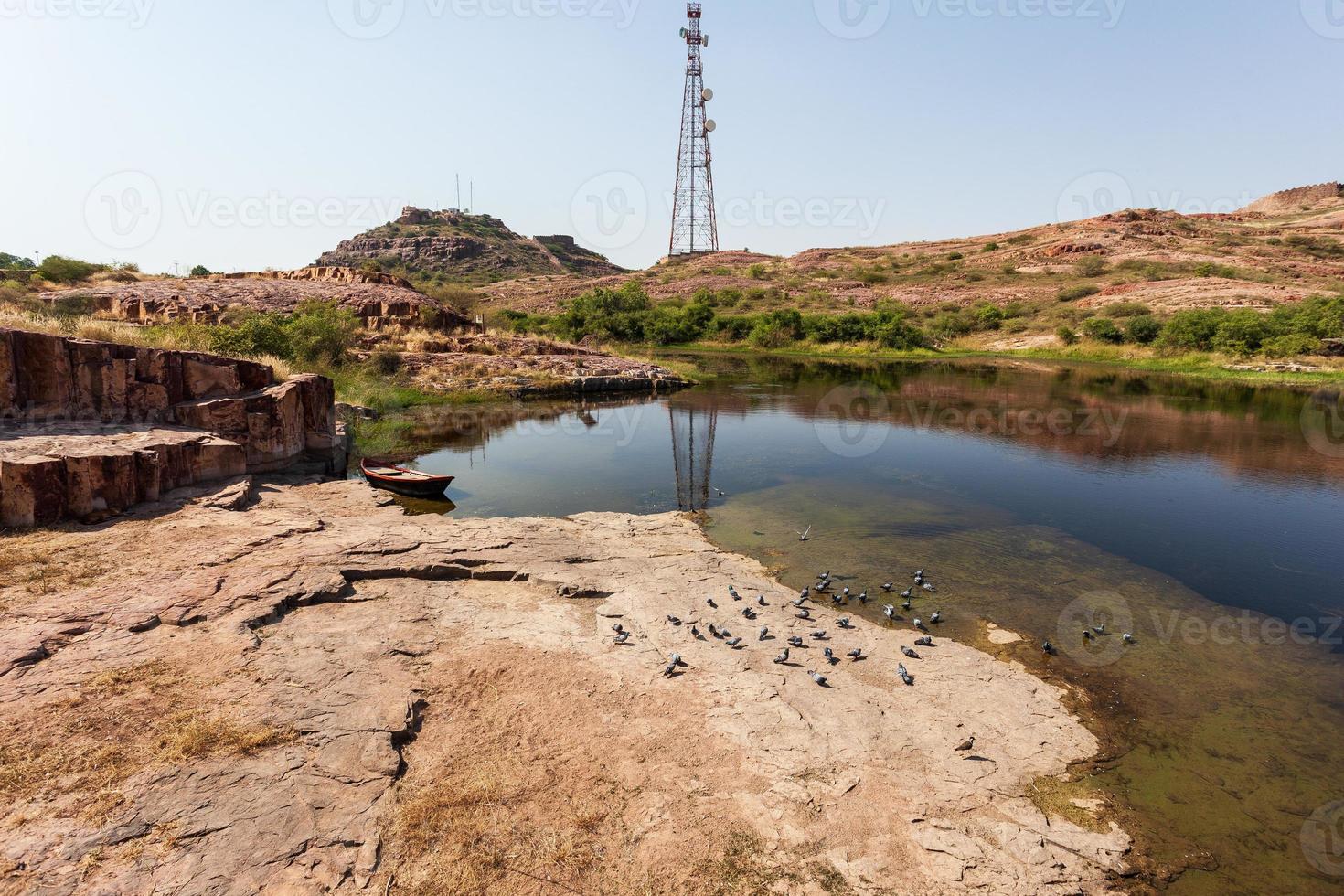 Vue depuis le mausolée de Jaswant Tanda Jodhpur Rajasthan Inde photo