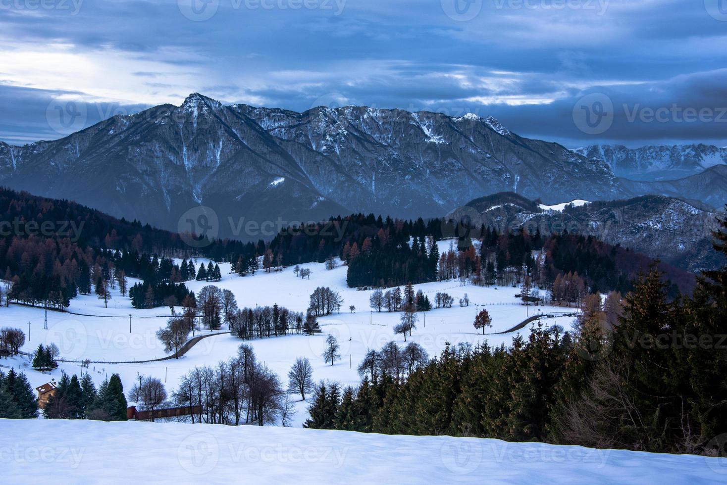 paysage de montagne zéro photo