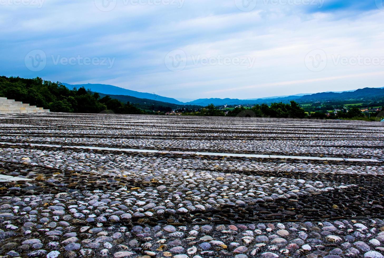 formation rocheuse dans le champ photo