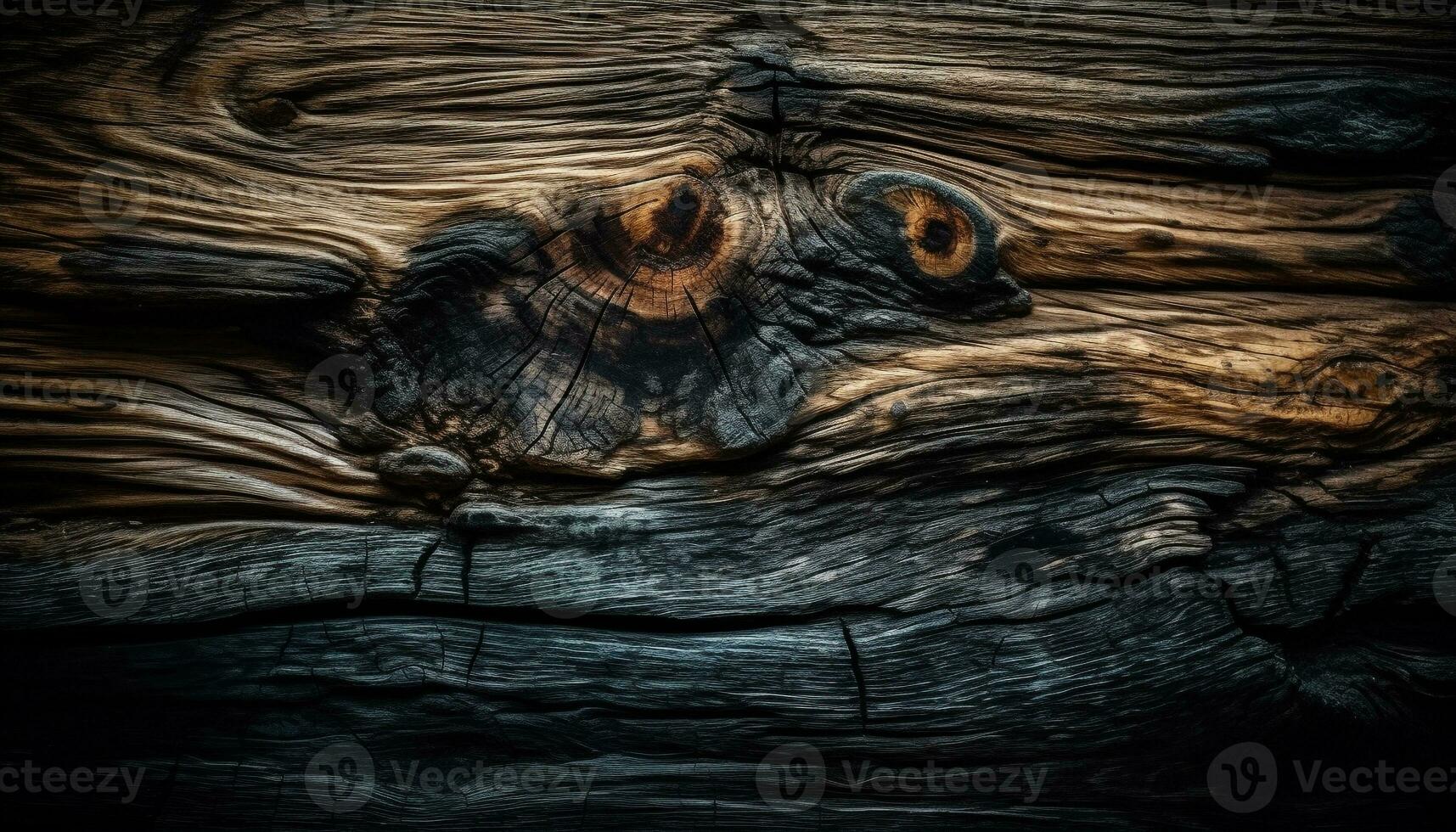 patiné arbre tronc, rugueux planche table toile de fond généré par ai photo