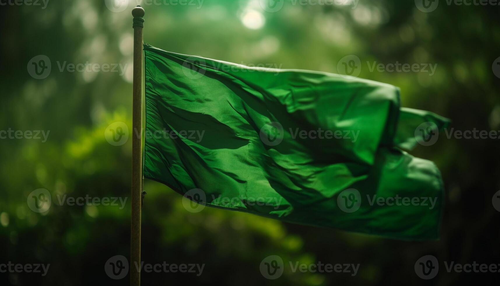 agitant mât symbolise patriotisme et liberté généré par ai photo