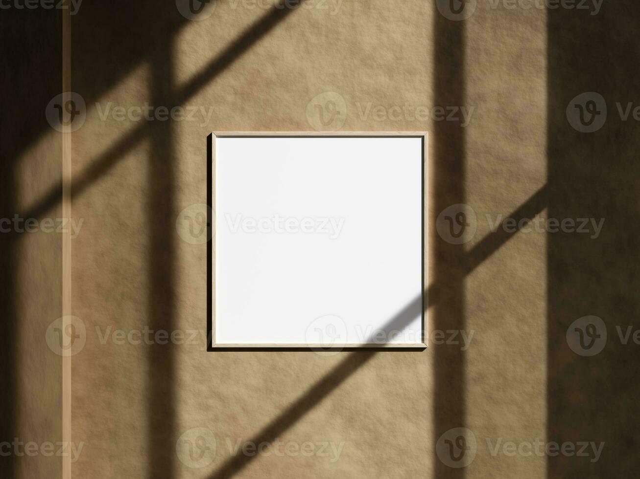 minimal mur photo Cadre avec fenêtre ombre