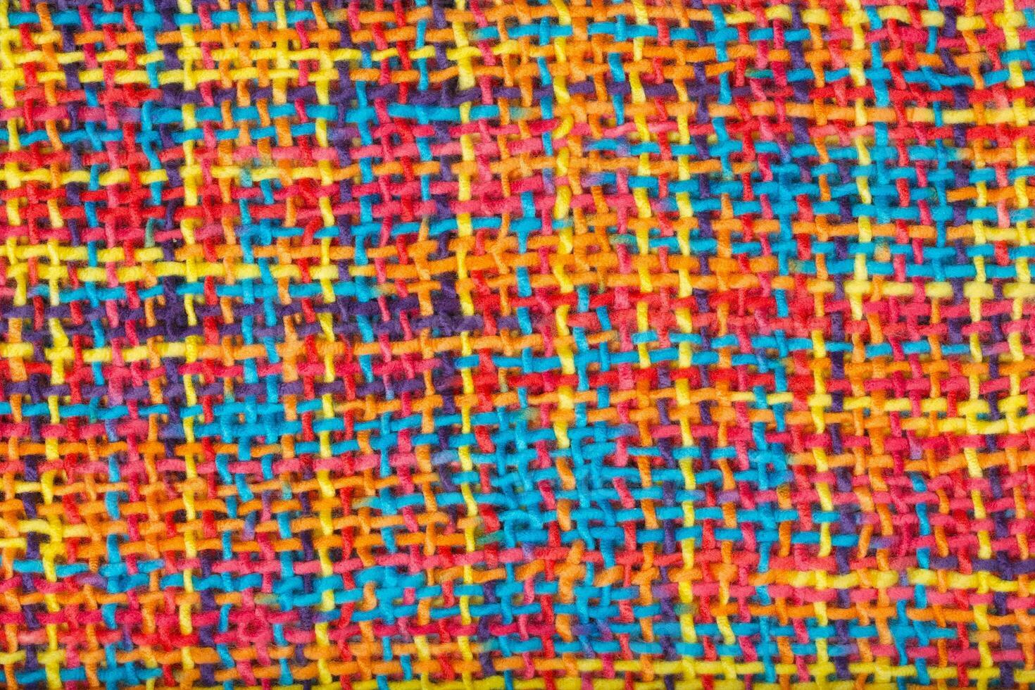 coloré tricoté surface. fermer photo