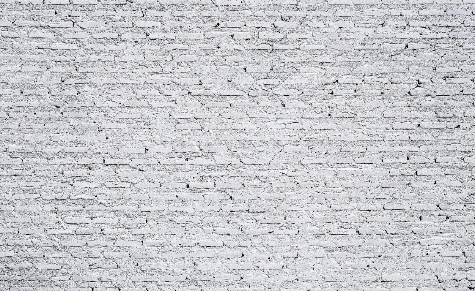 fond de texture de mur de brique blanche photo