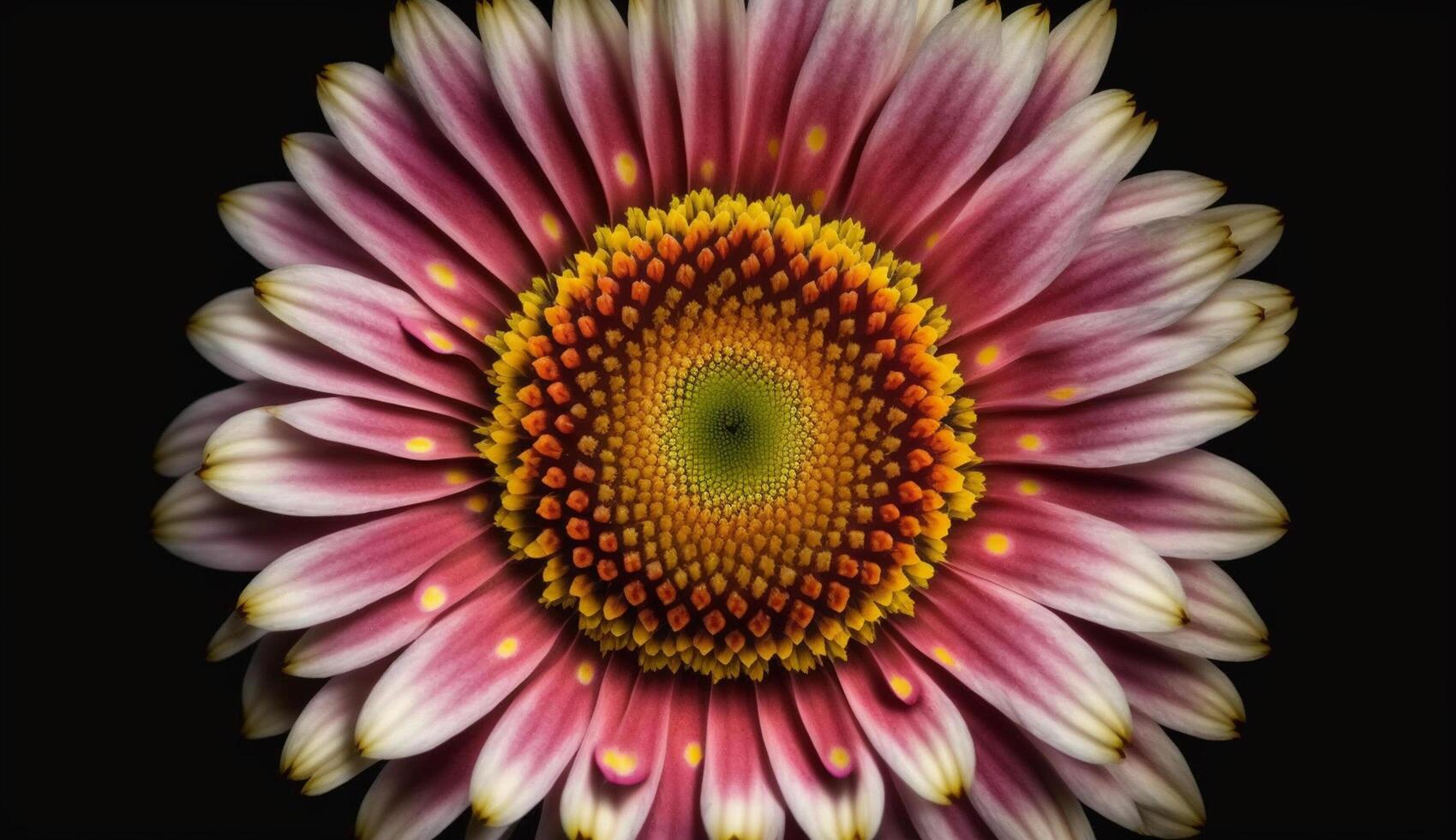 la nature beauté dans Floraison Jaune Marguerite pétales généré par ai photo