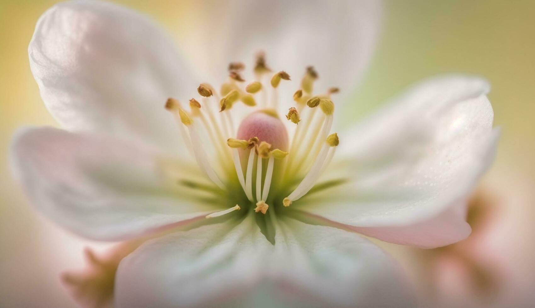 proche en haut de fleur pétale dans la nature beauté ,génératif ai photo