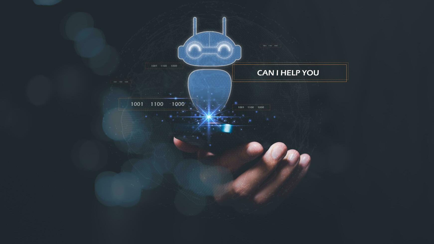 artificiel intelligence ,communication et interaction avec La technologie ,grand Les données collection à processus résultats , chatbot bavarder avec ai ,information échange La technologie ,automatique robotique photo