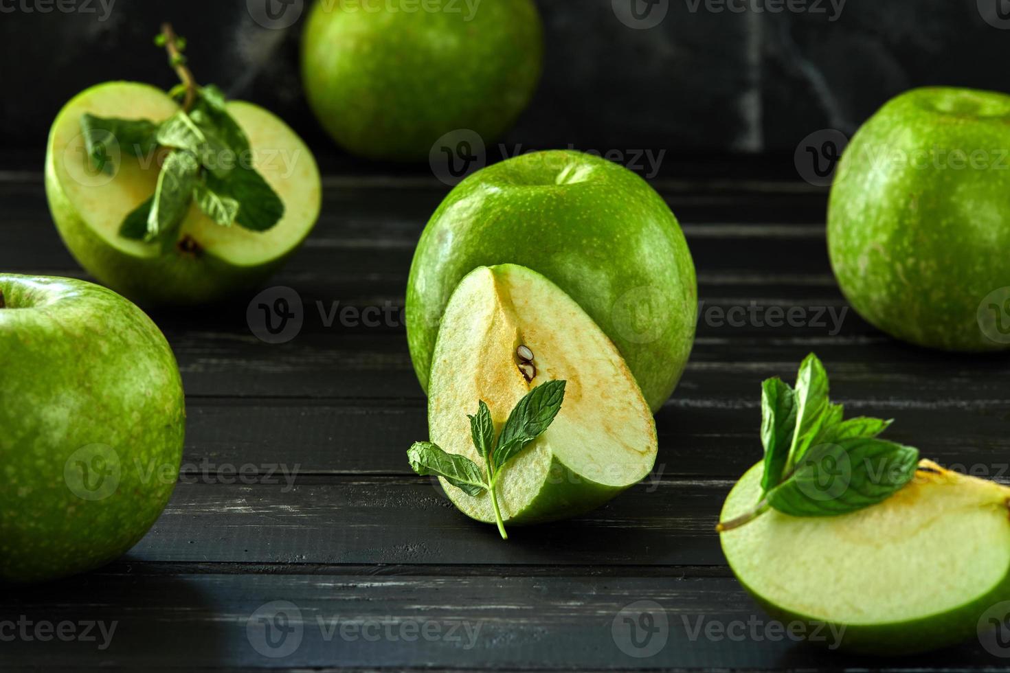 le concept de manger sainement des pommes fraîches photo