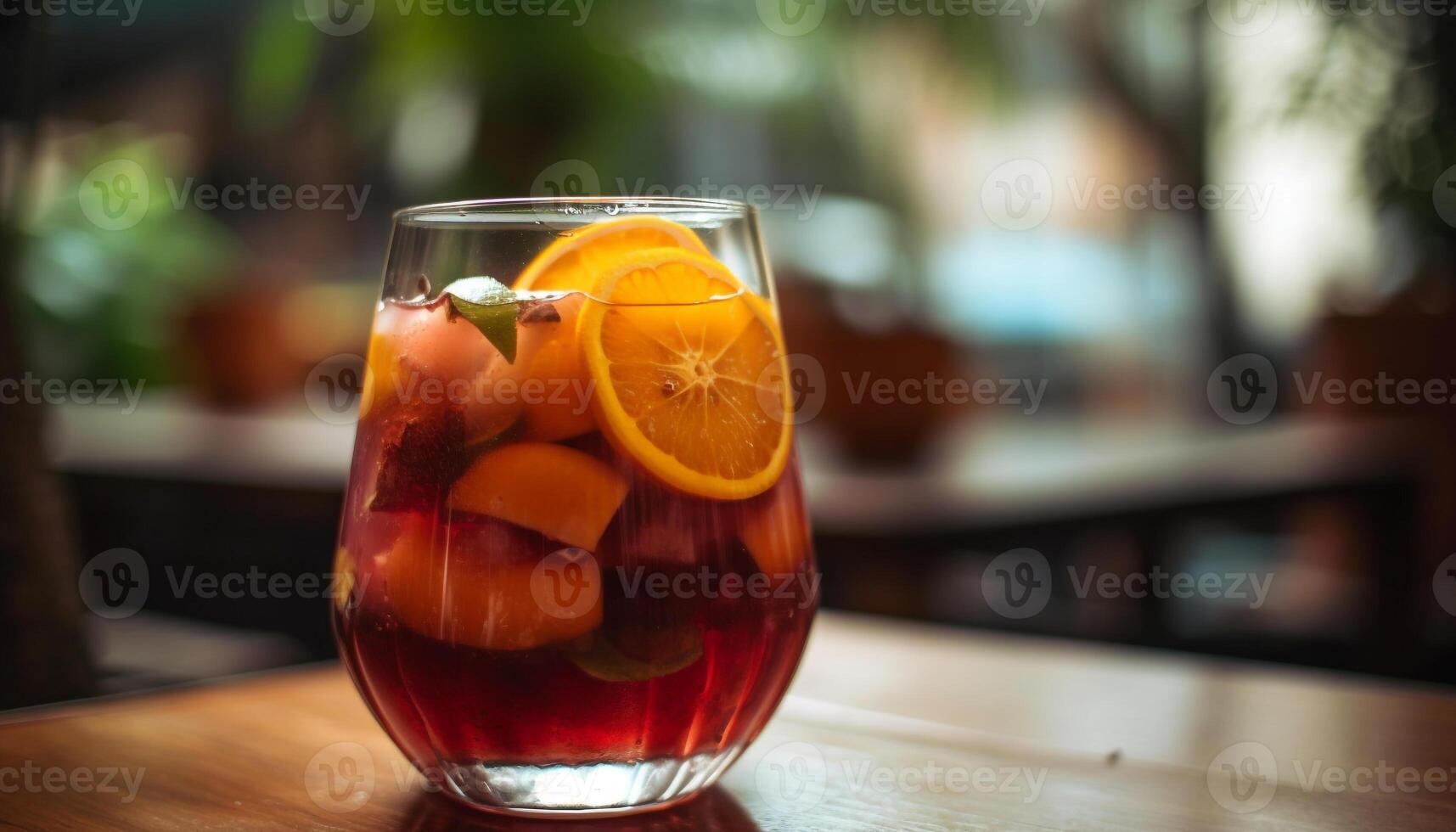 une rafraîchissant agrumes un soda avec citron et citron vert tranches généré par ai photo