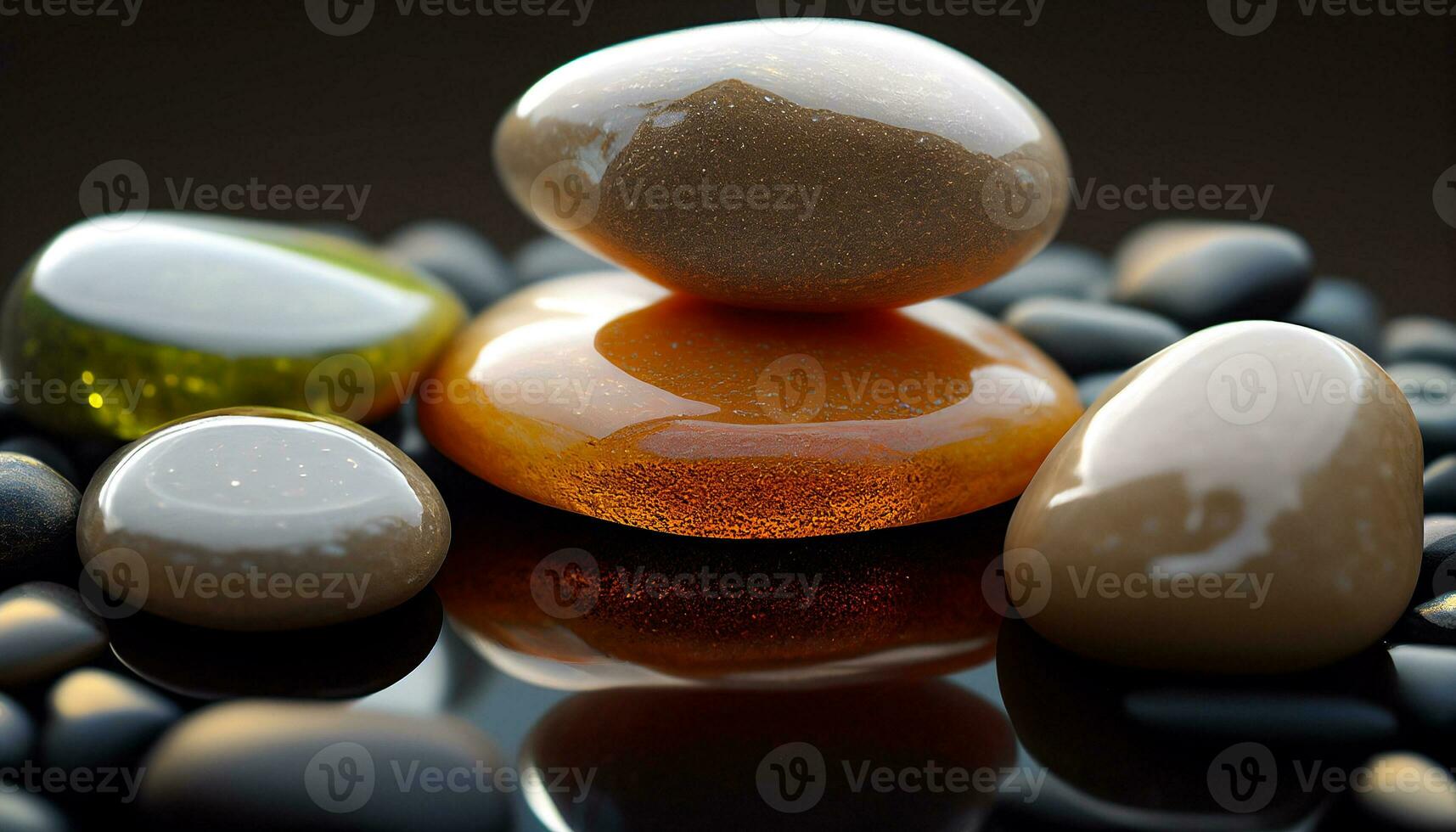 Zen des pierres avec personnalisable espace pour texte. copie espace et Zen concept. photo